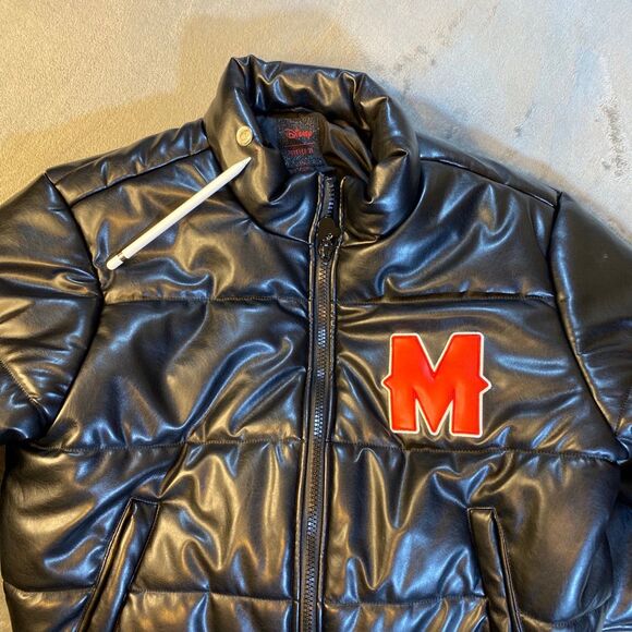 Jacket Mickey Mouse Embroidered Appliqué, Puffer Jacket, Men’s Medium USED - Picture 8 of 11